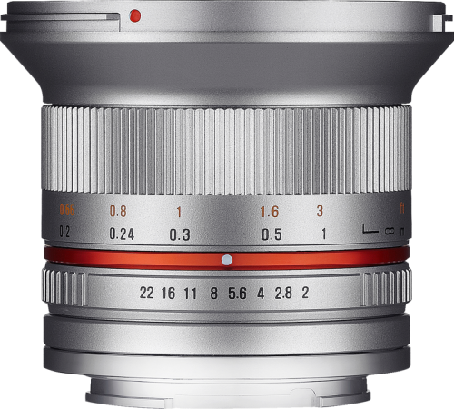 Obiektyw Samyang 12mm f/2.0 NCS CS Canon M (Silver)