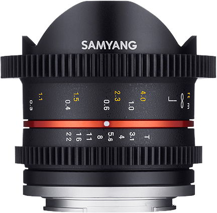Obiektyw Samyang 8mm T3.1 Cine UMC Fish-Eye II Canon M