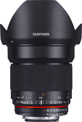 Obiektyw Samyang 16mm f/2.0 ED AS UMC CS Canon M