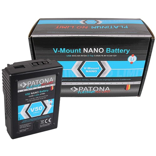 PATONA akumulator Platinum NANO V-Mount V50 RED ARRI 47Wh