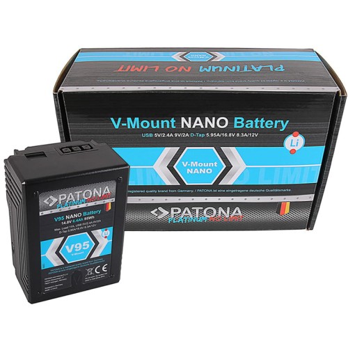 PATONA akumulator Platinum NANO V-Mount V95 RED ARRI 95W