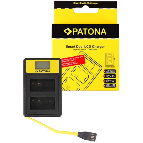 ładowarka Smart DUAL LCD USB DMW-BLC12PP