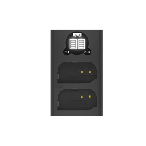 Ładowarka dwukanałowa Newell DL-USB-C do akumulatorów DMW-BLK22 do Panasonic