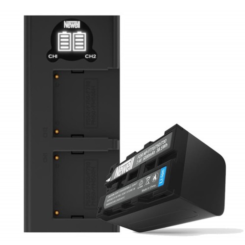 Zestaw ładowarka dwukanałowa Newell DL-USB-C i akumulator NP-F770 do Sony