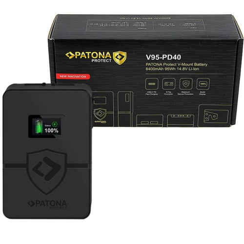 PATONA akumulator Protect V-Mount V95-PD40 BP-95W 95Wh USB-C OLED