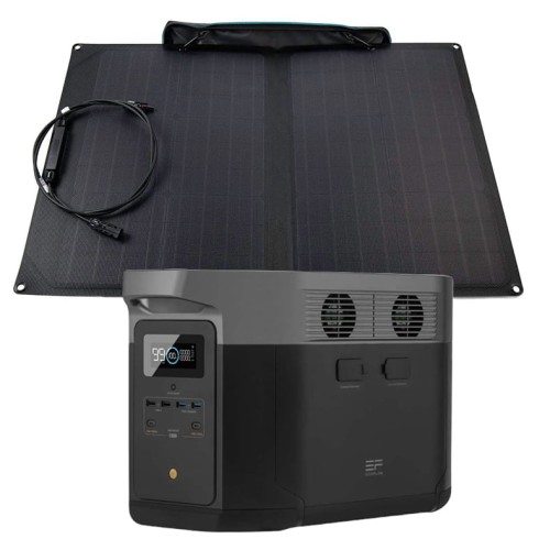 Stacja zasilania EcoFlow Delta Max  + panel fotowoltaiczny 110W