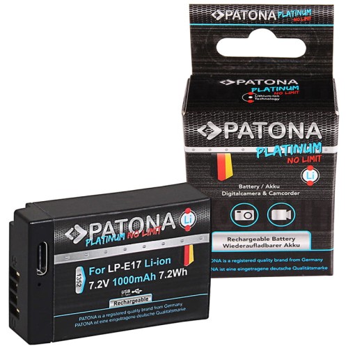 Akumulator PATONA PLATINUM LP-E17 z USB-C