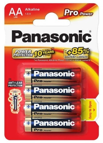 PANASONIC BATERIA ALKALICZNA LR6/AA PRO POWER - 4 szt blister