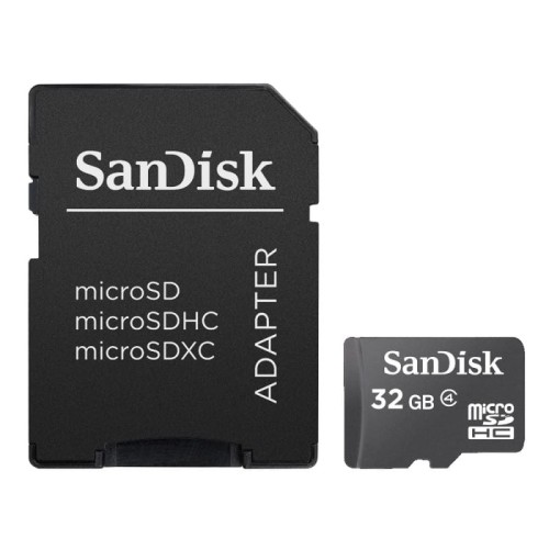 SANDISK microSDHC 32 GB Z ADAPTEREM SD