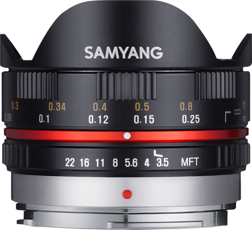 Obiektyw Samyang 7.5mm f/3.5 Fish-Eye MFT (Black)