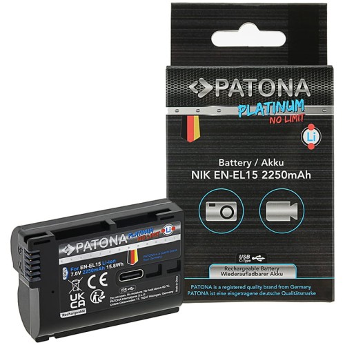 PATONA akumulator Platinum Nikon EN-EL15 z USB-C