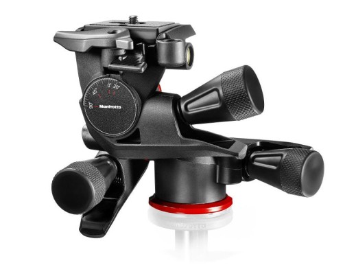 GŁOWICA X-PRO 3-WAY MANFROTTO Z PŁYTKĄ PRZEKŁADNIĄ ZĘBATĄ I PŁYTKĄ 200PL