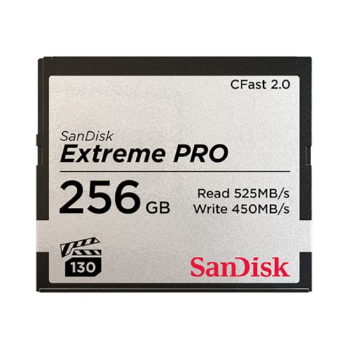 KARTA SANDISK EXTREME PRO CFAST 2.0 256 GB 525MB/s VPG130